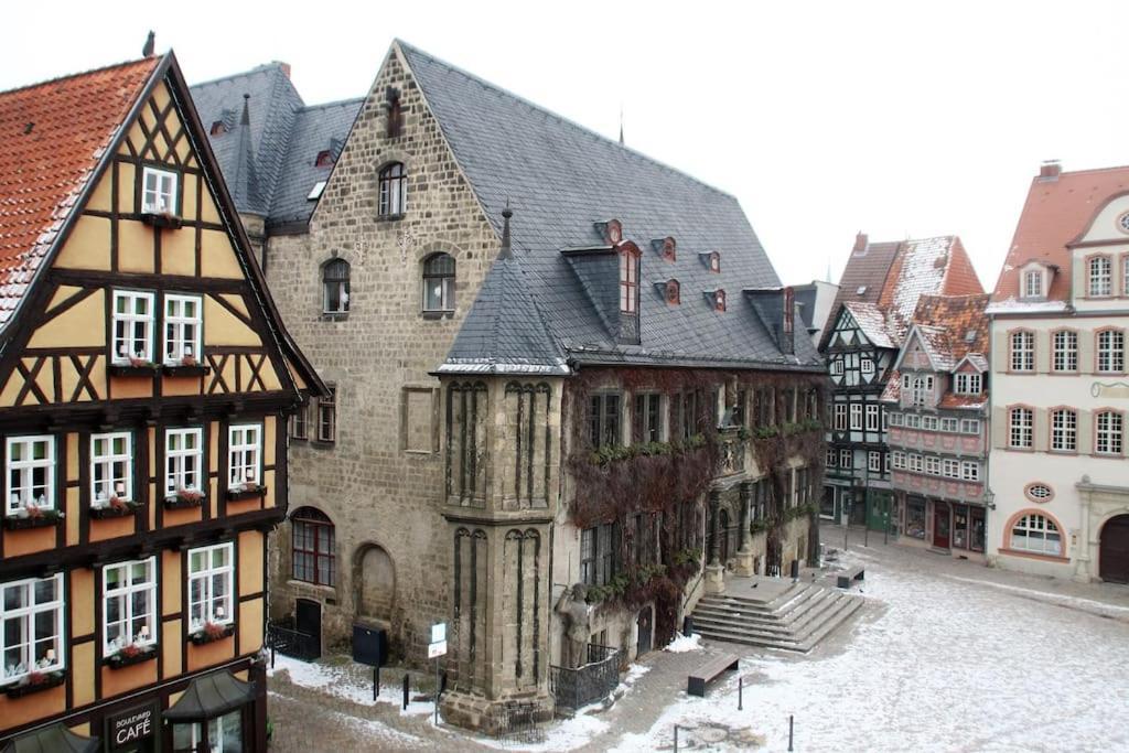 Schoene Ferienwohnung Mit Zwei Schlafzimmern Quedlinburg Esterno foto